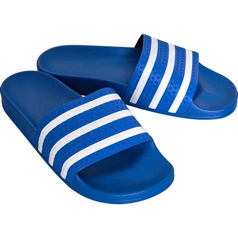 adidas slippers blauw|adidas slippers nl.